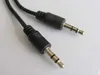 Bil Aux Stereo Cable Black Audio Cables Man 1m 70 cm 50 cm 3,5 mm Jack Auxiliary Cord för Samsung Xiaomi Smartphone Högtalare PC