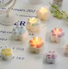 Bougies parfumées griffe de chat 4.5cm, aromathérapie, décoration de maison de mariage faite à la main, bougies parfumées, accessoires Photo, ornements