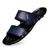 Повседневные знаменитые бренд мужские сандалии туфли Sumpers Summer Flip Flops Beach Leather Sandalias Zapatos hombre