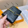 Поясная сумка Coussin Cruise BELTBAG Gold Hw Черная кожаная массивная цепочка через плечо Женская дизайнерская роскошь Супер мини-сумка Дизайнерский клатч с коробкой