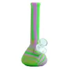 smoking accessories small beaker silicone bongs water Pipe kits thick