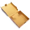 Производители поставляют пустую коробку для пиццы настройка гофрированная бумага для переворачивания пищевых ящиков