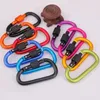 Buiten gadgets klimknop Carabiner Snap Hook Clip Keychain Outdoor Aluminium Legering Legering Kalebas Klimt Drop levering 2021 Rockbescherming Cam Wandelen