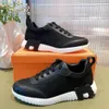 Elegant Top Quality Bouncing Sneakers Shoes For Men Technical Canvas Suede Goatskin Sports Light sole Trainers Italy Brands Men's Casual Walking EU38-46.Box