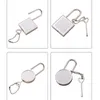 Party Sublimation Wishing Lock Luggage Padlock Valentine's Day Locks Heat Transfer Padlocks Heart-shaped Square Round Padlock GCE13805