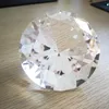 Dekorativa objekt Figurer 25mm-50mm 1 stycke Glass Crystal Diamonds Paperweight Facetted for Wedding Table Decoration