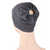 Moslim vrouwen Underscarf Hijab Islamitische Headwrap Kanker Haarverlies Inner Cap Hat Arabische Bonnet Mutsen Chemo Turban Cover Solid Color