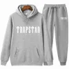 Nuevo chándal para hombre Trapstar Moda Sudadera con capucha Ropa deportiva Ropa para hombres Correr Casual Correr Trajes deportivos Diseñador Pantalón 2 piezas Conjuntos Tallas grandes Ropa de mujer XC FU5D