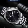 2022 Wholale Luxe Arabisch nummer Dial Mens Hand Watch OEM Stainls Steel Minimalistisch Quartz Polshorloge voor mannen