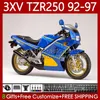 YAMAHA TZR 250 TZR250 R RS RR TZR250RR TZR-250 92-97 Vücut 117N0.23 YPVS Parlak Mavi 3XV TZR250R 92 93 94 95 96 97 TZR250-R 1992 1993 1994 1995 1996 1997 1993 1994 1995 1996 1997 1993 1994 1995 1996 1997 PERSERING