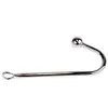 Gay Anal Hook Butt Plug with Ball Stainless Steel Dilator Adult Products sexy Toys for Men and Women Metal