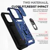 Military Shockproof Phone Cases for iPhone 14 13 12 11 Pro Max XR XS 7G 8 Plus S21 S22 Note 20 Ultra A53 A33 Redmi Note 11pro Camera Protection TPU PC 2 in 1 Metal Stand Case