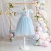 Princess Dress Girl Dress Fairy Wind Pompous Gauze Summer Stage Performance Role Play