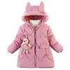 Lzh Fille Parka 2022 Nouvel Hiver Enfants Vers Le Bas Veste Rembourrée Pour Bébé Filles Épais Chaud Survêtement Veste Enfants vêtements 1-6 Ans J220718