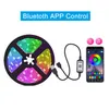 Strisce Striscia 5V USB Flessibile TV Retroilluminazione Lampada RGB Nastro Diodo Telefono Bluetooth APP Luci di Sfondo Per Camera 1-15M Luces LedLED LED