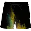 Pojkar fläckiga slipsfärgningsserier Summer Men Women Bermuda Shorts för män HARAJUKU 3D -tryck Mänkläder unisex överdimensionerade casual 220624