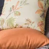 وسادة حالة أريكة غطاء وسادة الشمال غرفة المعيشة البرتقال رمي سادة مربع كبير حجم السرير لينة مريحة