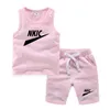 1-13 Years Brand Print Children Clothes Set Summer Baby Boys Girls Clothes 2pcs Baby Unisex Kids Clothing Sets