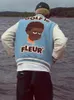 uomini di lusso Blu golf Fiore Le Fleur Tyler The Creator Pu Leather Varsity Cappotti Giubbotti Piumini in cotone caldo inverno M2 220715