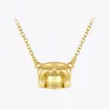 Pendant Necklaces Aesthetic 3D Breast Necklace For Women Gold Color Choker Party 2022 Body Fashion Jewelry Collier P213198Pendant