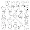 Cuisson Mods Ustensiles De Cuisson Cuisine Salle À Manger Bar Maison Jardin Mignon Pâques Élément Cookie Moule Cutter Lapin Poussin Lapin Forme Dh2Fk