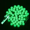 8MM Glow In The Dark Rosenkranz Perlenkette Halsketten Für Frauen Kruzifix Kreuz Anhänger leuchtende Halskette Religiöser Schmuck