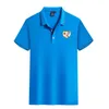 Rayo Vallecano Men Summer Leisure High-End Combed Cotton T-Shirt Professional Short Sleeve Lapel Shirt