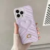 Custodie per cellulari di design per Iphone 13/12/11 13/12/11pro 13/12/11promax Custodia per iPhone in pelle Fashion Luxury Heart Love Back Cover Case