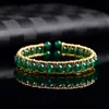 Заброшенные золото, инкрустированные натуральные зеленые нефритовые женские браслет этнический стиль регулируемый размер ручной работы браслета