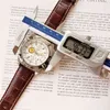 남성 기계식 손목 시계를위한 고급 시계 오리지널 시계 전체 기능 6 핀 스테인리스 스틸 워터 루프 X6GT 디자이너