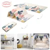 Miamumi Baby Play Mat Activity Gym Carpet for Child 200X180CM 78X70IN Alphabet Dinosaur Animal Thick XPE Rug Waterproof Folding 220531
