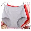 3pcsLot Big Size XL6XL Sexy High Waist Womens Cotton Solid Panties Breathable Briefs Underwear Lingerie Panty Female Intimates 220621
