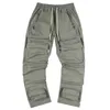 Nowa wiosna i letnia luźna męska moda High Street Cargo Casual Spodnie Mężczyźni Joggers G220413