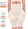 Womens Big Ass Sexy Butt Lifter Shapewear Tummy Control Panties Body Shaper Padded Panty Fake Buttock Hip Enhancer Thigh Slimmer Y220411