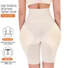 Womens bunda grande bunda sexy lifter shapewear barracão de barriga calcinha corporal shaper corpo acolchoado calcinha falsificada borda quadril hip enotador de quadril mesti