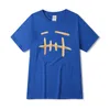 T-shirt feminina estampada Street Casual Fries Frenchs Camisetas de manga curta para homens e mulheres