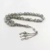 Acessórios islâmicos de fios com miçangas Tasbih Brown Stone 33 Beadets Bracelet Molicias de oração muçulmana Presente de jóias de moda para Kent22