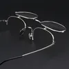 Fashionlasses Frames Vintage Titanium Brilmontuur Mannen Ronde Japan Bijziendheid Recept Optische Lenzenvloeistof Vrouwen Flip Brilmode