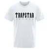 Trapstar London Letter Printed Men Tshirts Breattable Overized Short Sleeve Casual Tee Clothing Soft Cotton Streetwear 220707