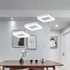 Pendelleuchten LED-Quadrat-Esszimmerlampe Kronleuchter Postmoderne einfache dreiköpfige Bar Personalisiertes Wohnzimmer Kreativer Tischanhänger