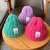 Beanie/Skull Caps Winter Soft Warm Skull Cap Cable Knit Beanies Couples Daily Crochet Outdoor All-Matching Casual CapBeanie/Skull Chur22