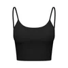 Aktiva skjortor Tees Lu-10 Yoga Outfits Backless Crop Tank U-Back Soft Workout Gym Bras Women Racerback Tanks Sexig sport ärmlös skjorta Athletic Tops