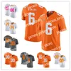 James Custom Tennessee Volunteers # 6 Элвин Камара 16 Пейтон Мэннинг 1 Джейсон Виттен 14 Эрик Берри 2019 NCAA Football Vols Jersey Orange Grey White