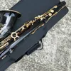 ハイエンドブラックゴールドYTS-875 B-Tune Professional Tenor Saxophoneブラックニッケルゴールドマテリアルゴールドメッキテナーサックスジャズ楽器