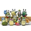 12pcs Totoro Film Aksiyon Figürleri PVC Mini Oyuncaklar Artwares 1112inch Tall5628419