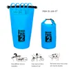 Accessori per piscina 2L Impermeabile Resistente all'acqua Dry Bag Sack Storage Pack Pouch Nuoto All'aperto Kayak Canoa Fiume Trekking Canottaggio