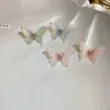Bengelen kroonluchter diamant vlinder oorbellen Japan en Zuid -Korea niche design mode oorbellen