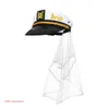 Berets Creative Captain Hat With Veil & Shoulder Strap Bride Wedding Po Costume PropBerets Davi22