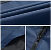 Мужские вещетки куртки легкие с капюшоном упакованной ветрозащитной водонепроницаемой водонепроницаемой оболочки.