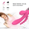 NXY Vibromasseurs 3 en 1 Gode Vibrations Juguetes Point Sexuel Plus Grand Plug Anal Perle Adulte G-spot Sucer Sex Toys pour Femmes 220427